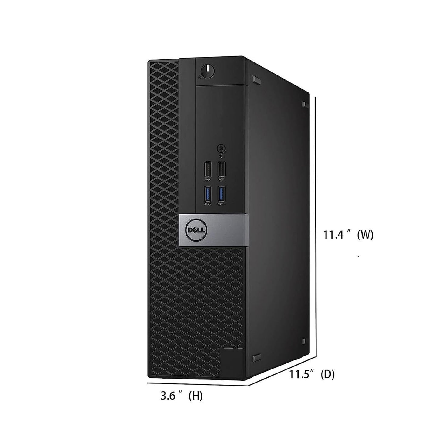 Dell Optiplex 7040 SFF Desktop Computer PC, Intel Core i5-6500, 8 GB RAM, 256 GB SSD, WiFi, Bluetooth, US Keyboard, Windows 11 Pro (Refurbished)