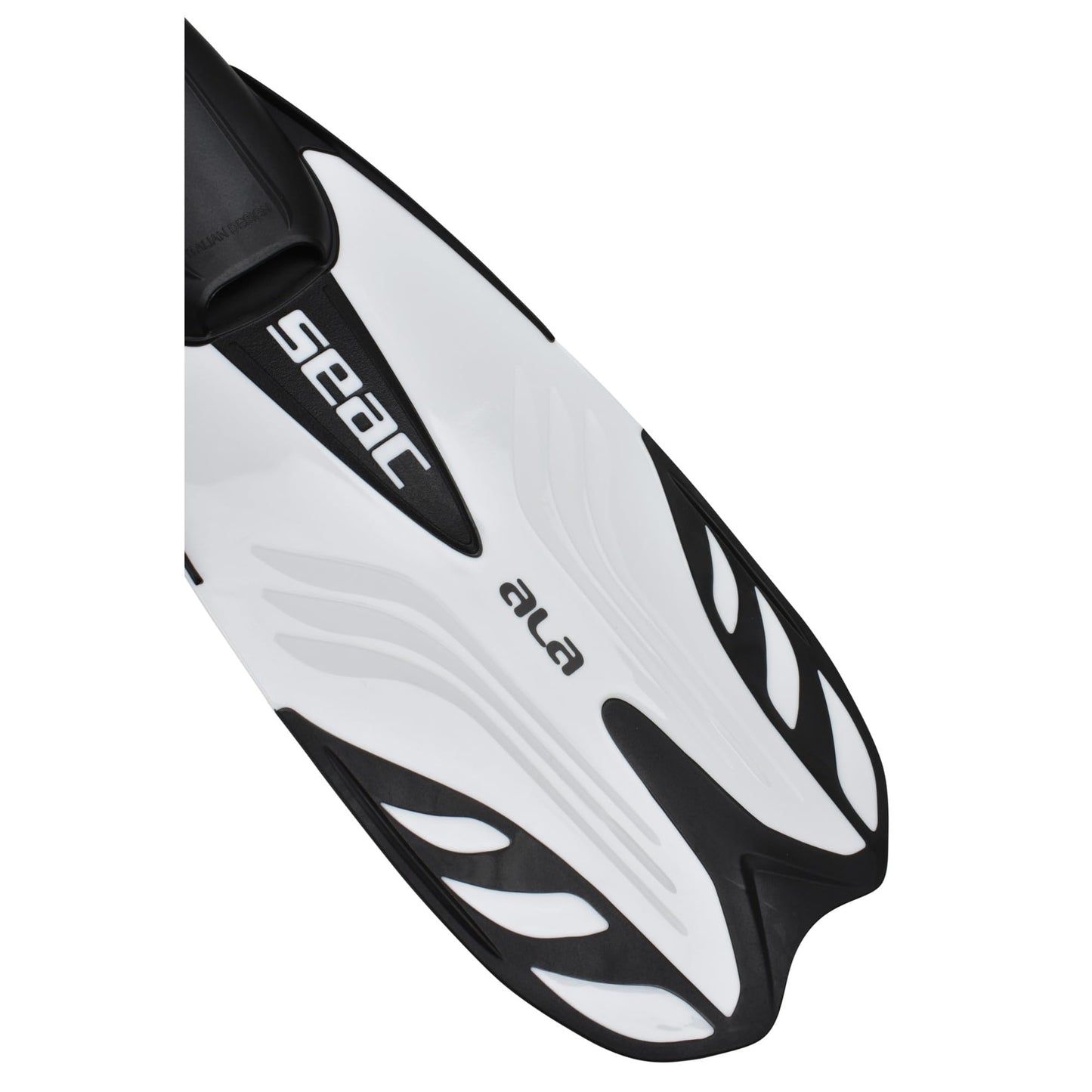 Seac ALA, fins with closed foot section, ideal for snorkeling and swimming, WHITE, 44/45 - 0710033120491A