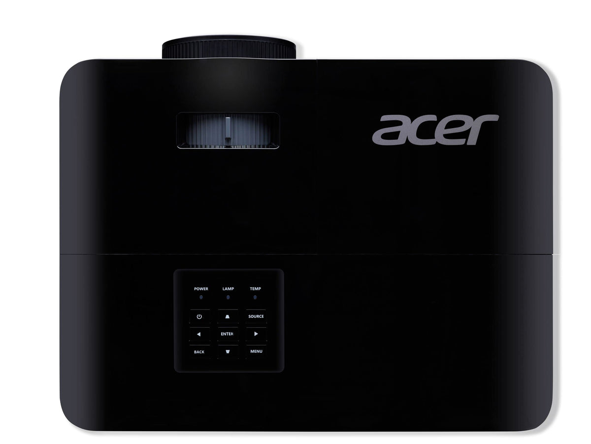 Acer X1228H DLP Beamer (XGA (1,024 x 768 pixels) 4,800 ANSI Lumens, 20,000:1 contrast, 3D, Keystone, 1x 3 Watt speaker, HDMI (HDCP), audio connection) black, Home Cinema/Business - MRJTH11001