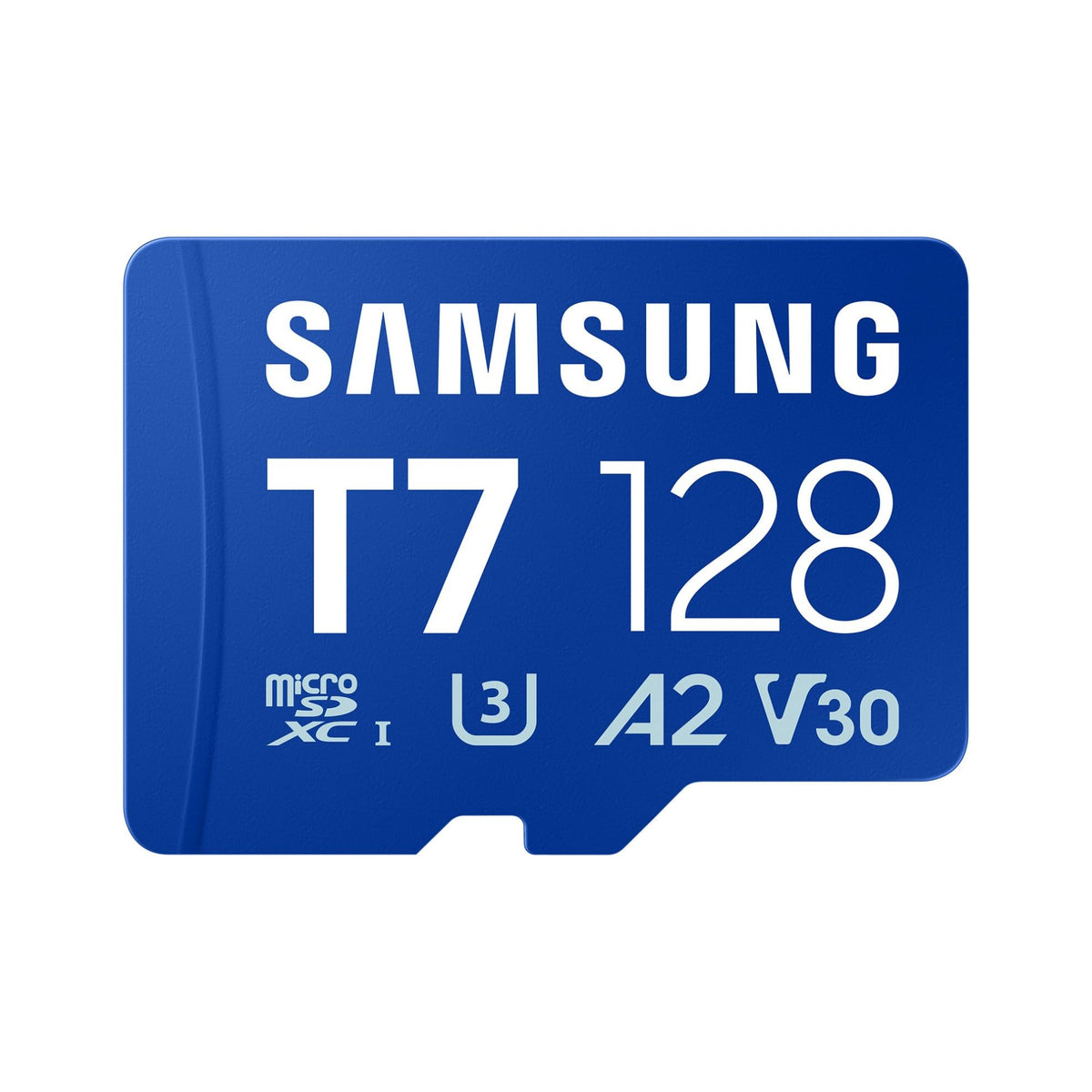 Samsung T7 microSD Card, 128 GB, memory card for mobile games on smartphones, tablets, and handheld consoles, UHS-I U3, Full HD & 4K UHD, 170 MB/s read speed, MB-MB128T/WW