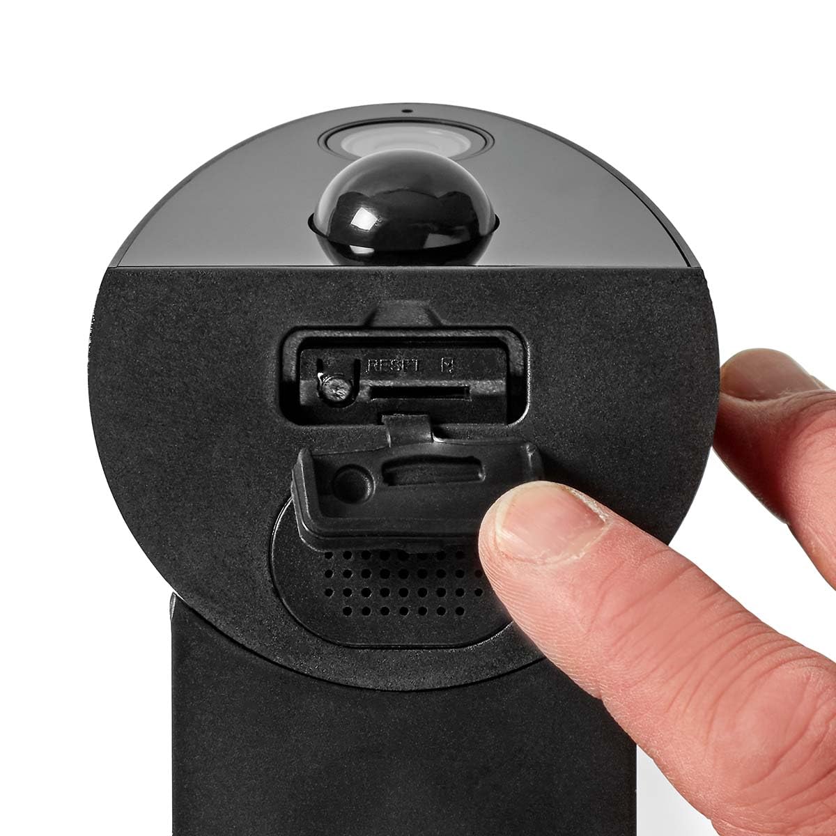 Cameră de securitate Nedis WIFICOL20BK, cub, cameră de securitate IP pentru exterior, 1920 x 1080 pixeli, tavan/perete
