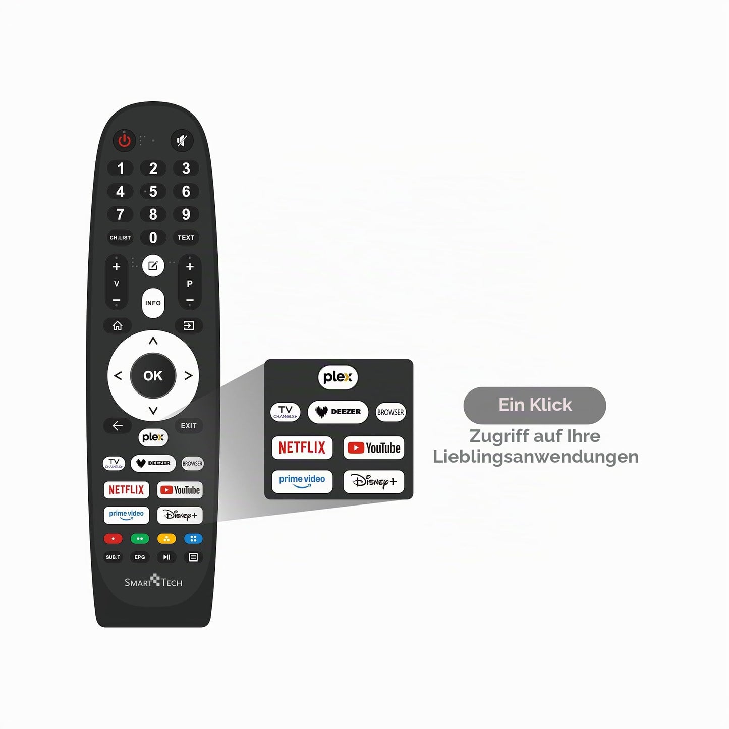 Smart Tech 43FV02V TV 43 inch Smart TV VIDAA - TV with Full HD resolution and triple tuner, LED TV (2026)