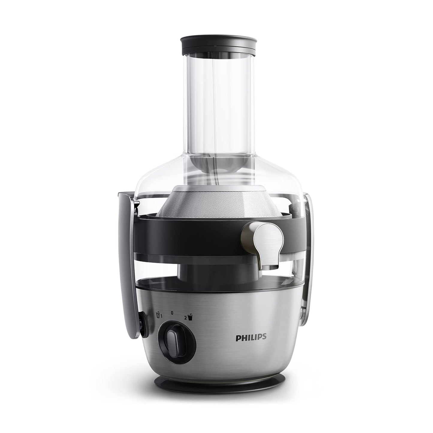 Philips 3000 Series Juicer - XXL filling chute, FibreBoost technology, QuickClean, 2L capacity, 1100W powerful motor for fresh & pulp-rich juice (HR1921/20) - HR192120