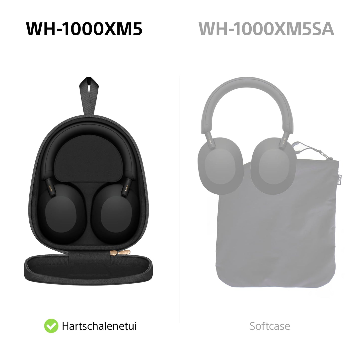 Sony WH-1000XM5 wireless over-ear headphones, active noise canceling at premium level with spatial 3D audio, transparency mode, up to 30 hours of battery life, Bluetooth, black - WH1000XM5B.CE7