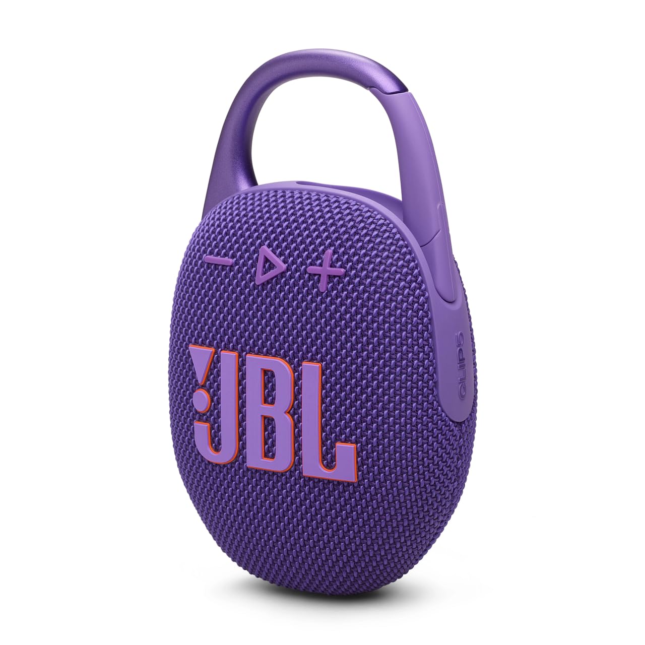 JBL Clip 5 in Purple - Portable Bluetooth speaker box with JBL Pro Sound, deep bass and playtime boost function - Waterproof and dustproof - 12 hour runtime - JB.JBLCLIP5PUR