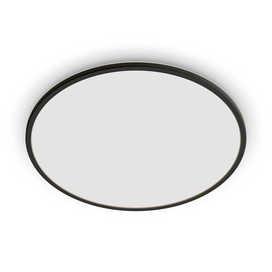 PHILIPS LED SceneSwitch Ceiling Light (36 W), 3 brightness levels, warm white light, energy-saving room lighting with EyeComfort, black, 55cm - 929002667301