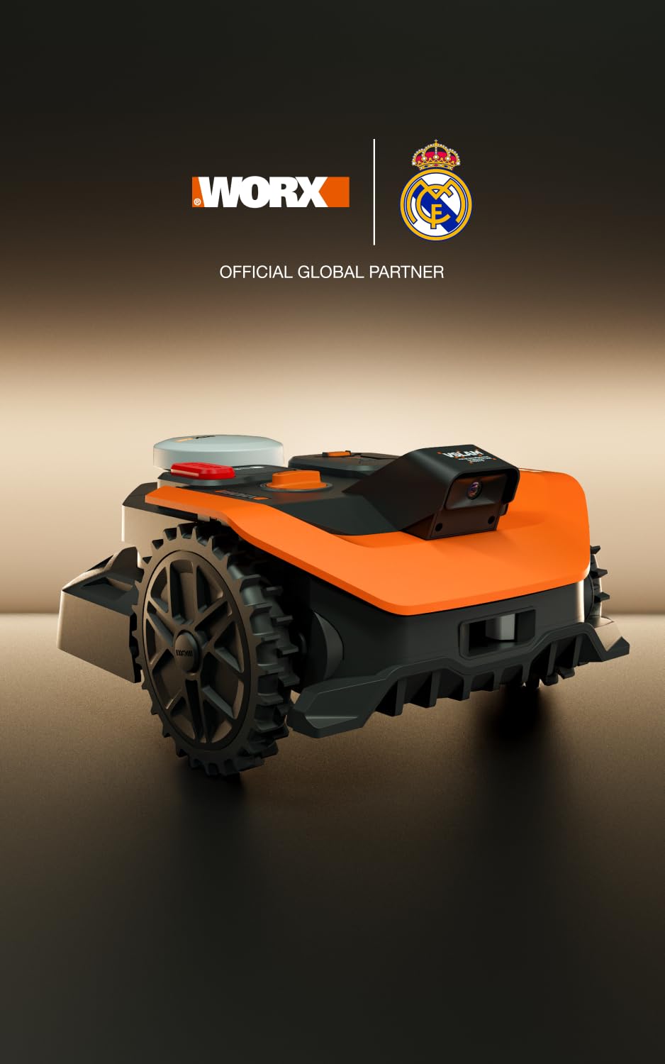 Worx Vision Cloud WR305E, robot de tăiere 2WD fără cablu de limitare, 500 m²