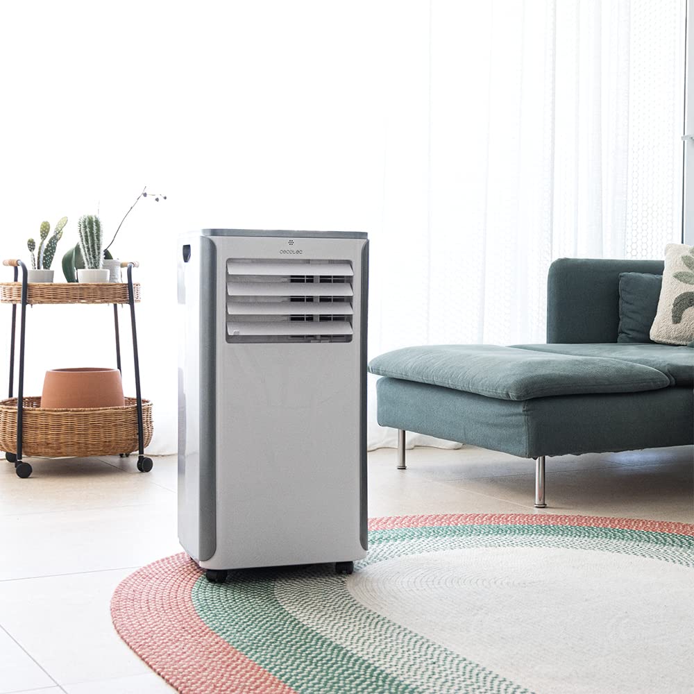 Cecotec portable air conditioner with remote control and heat pump ForceClima 9400. 9000 BTU, LED display, 5 modes, dehumidification function, coverage 25 m² - 08174