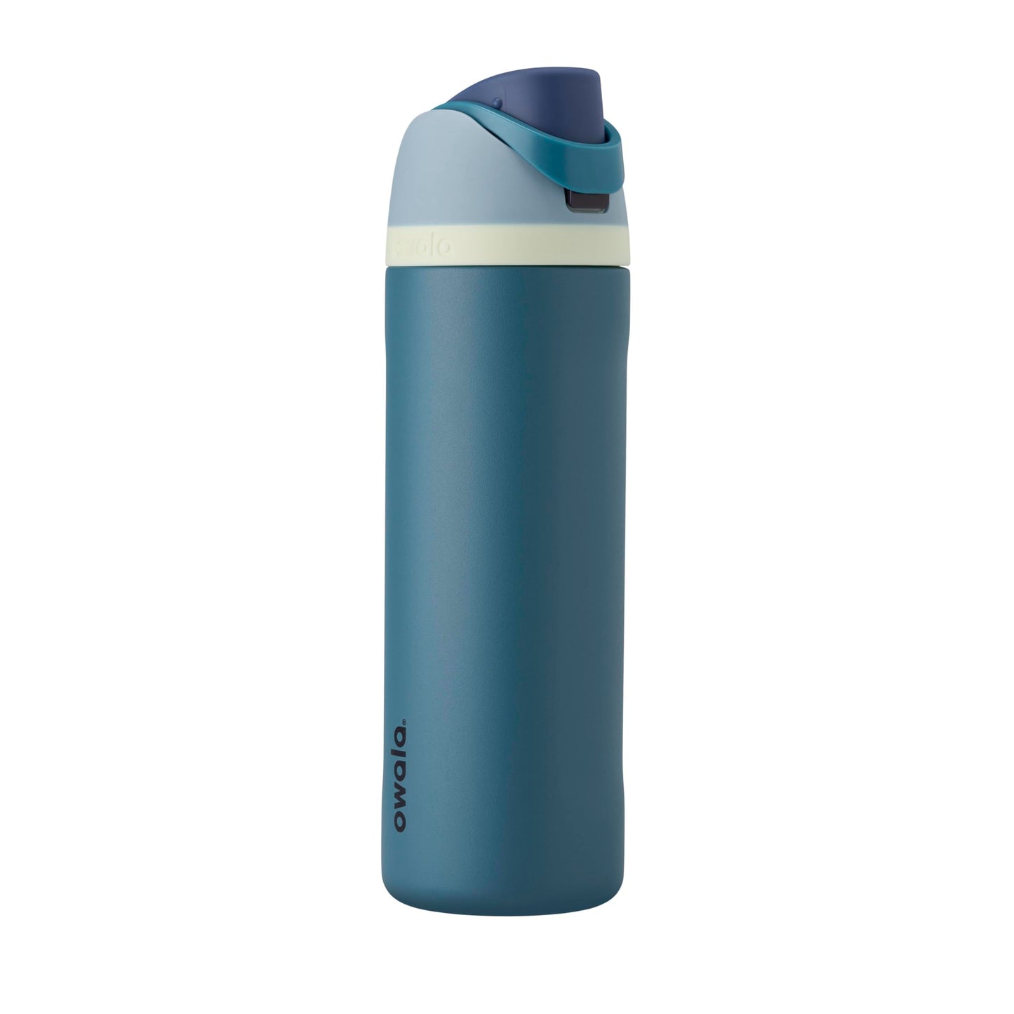 Owala FreeSip Insulated Stainless Steel Drinking Bottle with Straw, 710ml - BPA Free, Ideal for Sports, Fitness, Outdoor and Travel, Denim - C06060