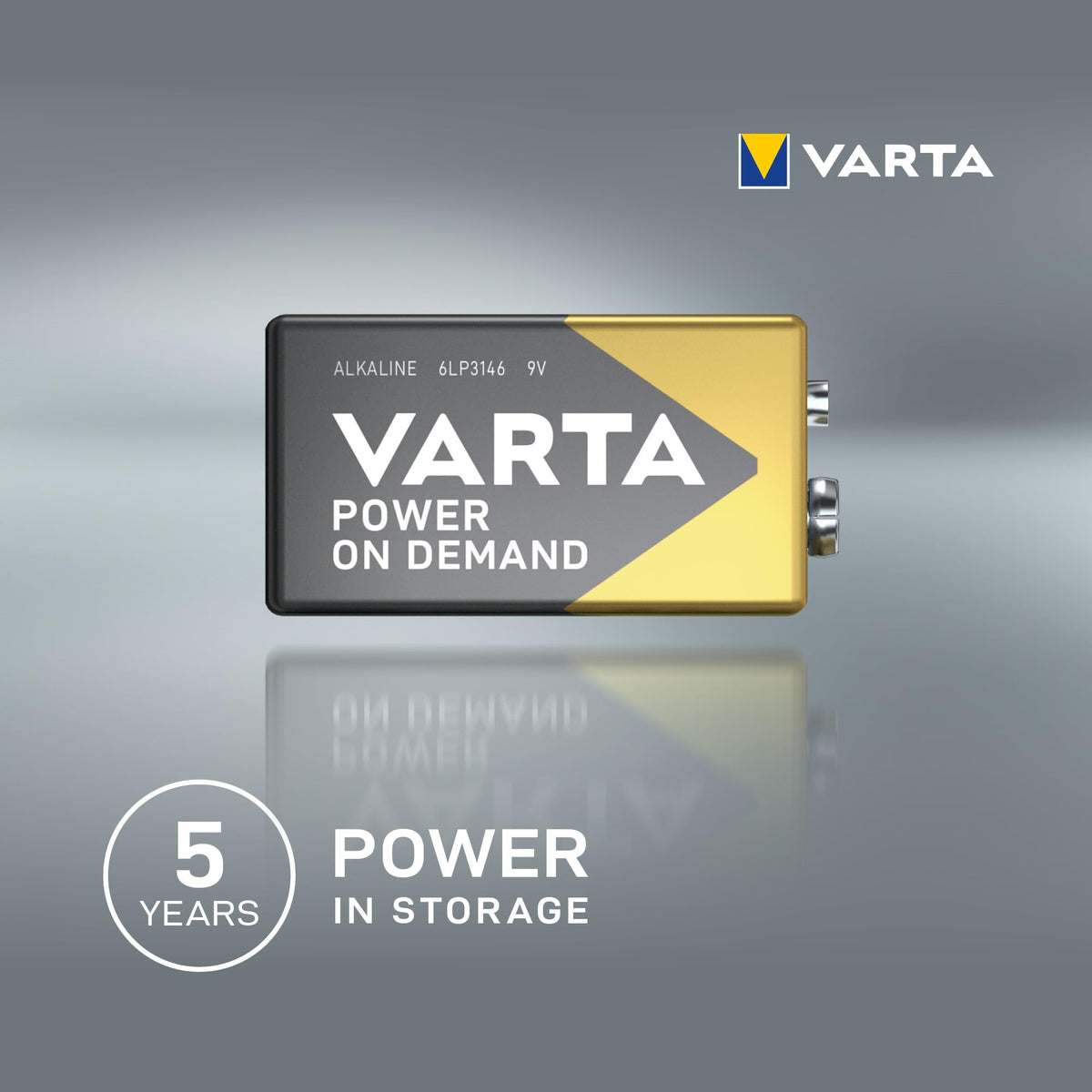 Baterii VARTA 9V, 20 buc, Power on Demand, baterie alcalină bloc (pachet cu 2) - 402