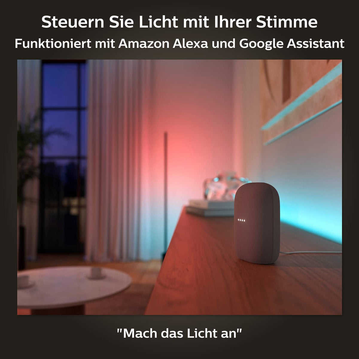 Philips Hue Gradient Lightstrip Extension, Ambient Lighting, 1m - 929002995001