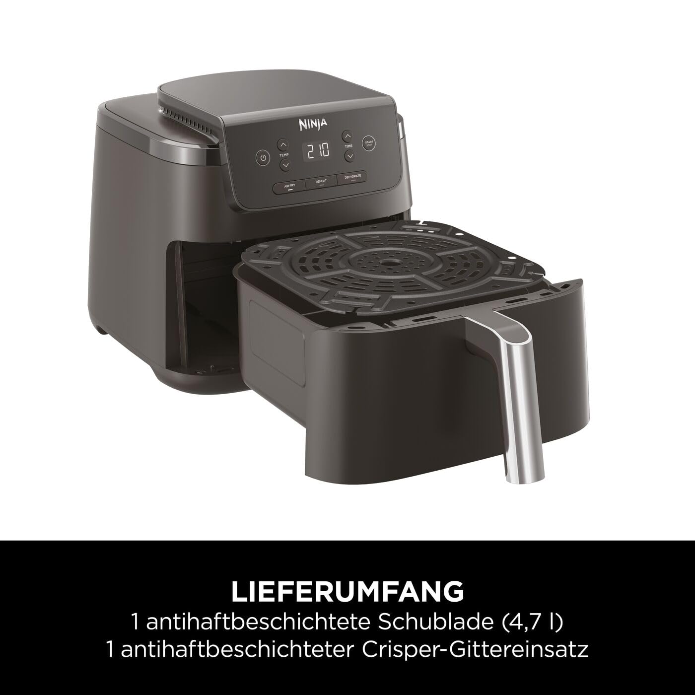 Ninja air fryer 4.7L 3in1 air fryer deep fryer hot air fryer - AF110EU