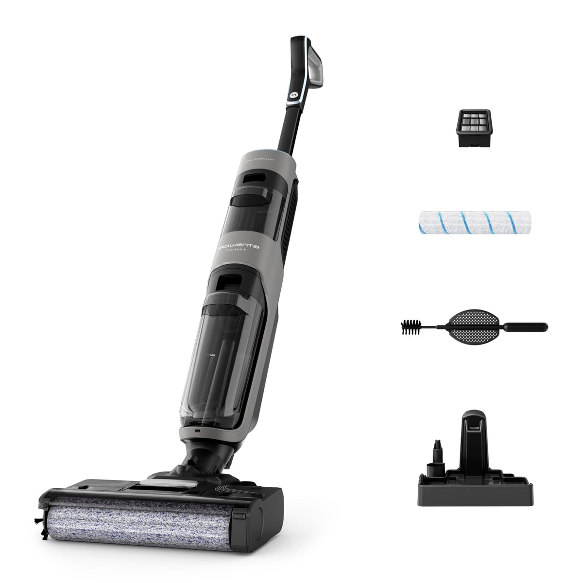 Rowenta X-Clean 4 aspirator fără fir umed și uscat, 50min autonomie - GZ5036WO