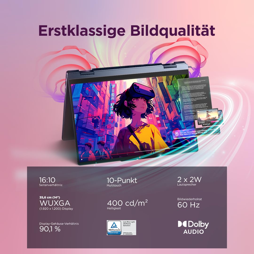 Lenovo IdeaPad 5 | 2-in-1 Laptop | Ryzen 7 | 16GB | 512GB - 83UJ001GGE