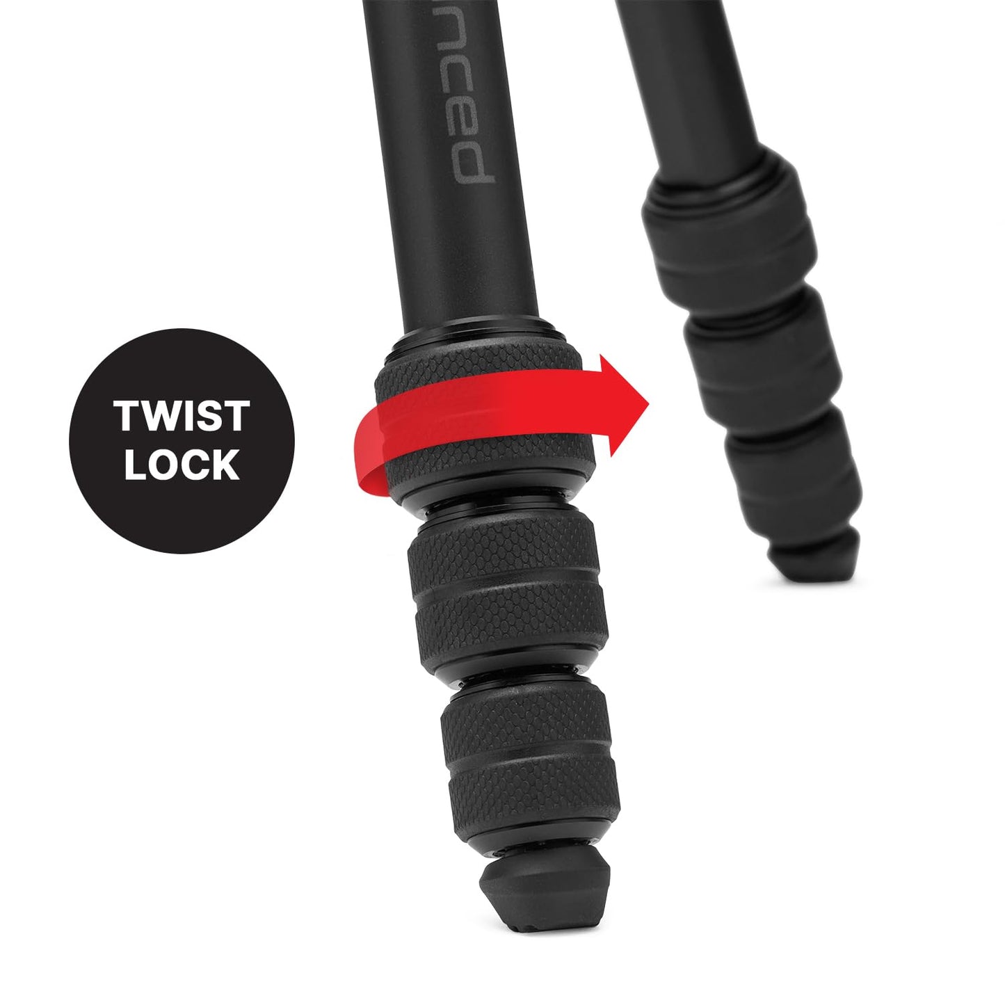 Manfrotto Befree Advanced AS Camera Tripod Rotary Lock Compatible with Arca-Swiss Portable Compact Travel Tripod Set Ball Head Aluminum Tripod for DSLR Mirrorless Cameras Camera Accessories - MKBFRTA4FB-BH