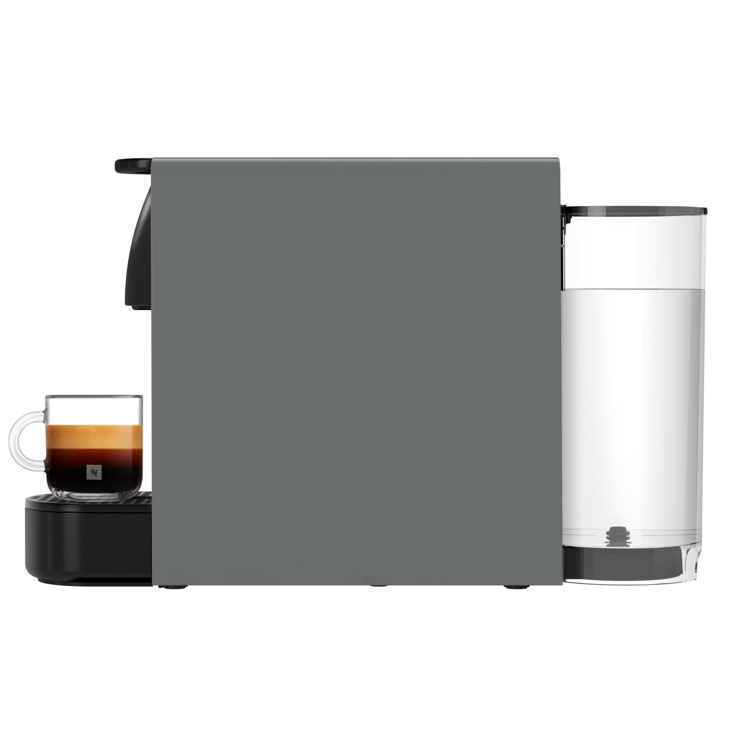 Nespresso Krups XN110B Essenza Mini coffee capsule machine, 0.6 L, 19 bar, energy saving mode, gray - XN110BRD