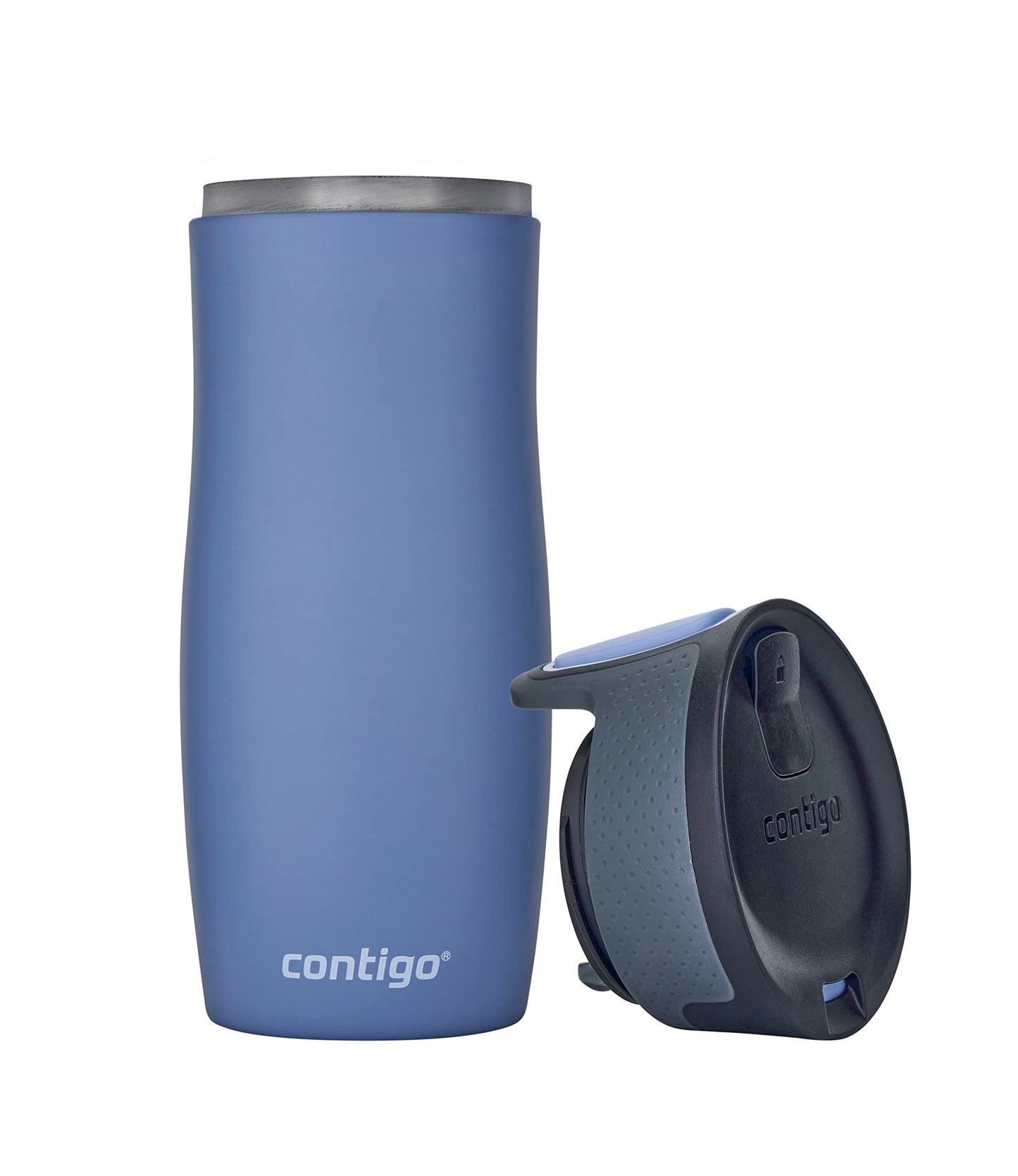 Contigo unisex adult West Loop Autoseal thermal mug, stainless steel insulated mug, coffee mug to go, BPA free, leak-proof travel mug with easy-clean lid, keeps warm for up to 5 hours, 470 ml, Earl Grey - CONTIGEARLGREY