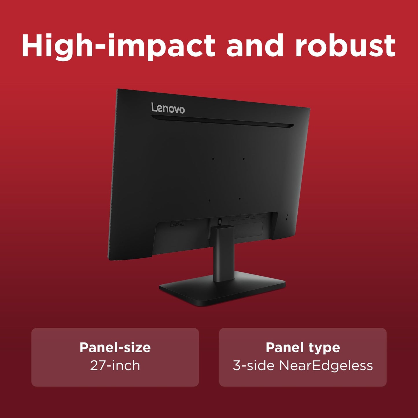 Lenovo L27qe | 27" QHD WLED Monitor - 68C8GAC3EU