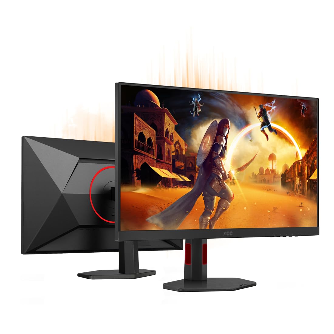 AOC 27G4ZR 27-inch FHD Gaming Monitor, 260Hz, Fast IPS Panel, 1ms GtG, HDR10, G-Sync Compatible, Height Adjustable, (1920x1080 HDMI 2X 2.0 DP 1x 1.4) Black