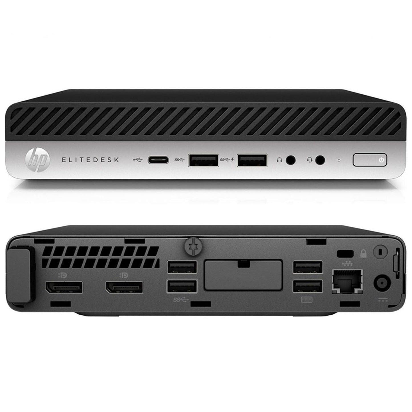HP EliteDesk 800 G5 Mini PC Desktop Computer (Refurbished) CPU Intel Core i7-9700T, RAM 16 GB DDR4, SSD Hard Drive 512 GB, Windows 11 Pro