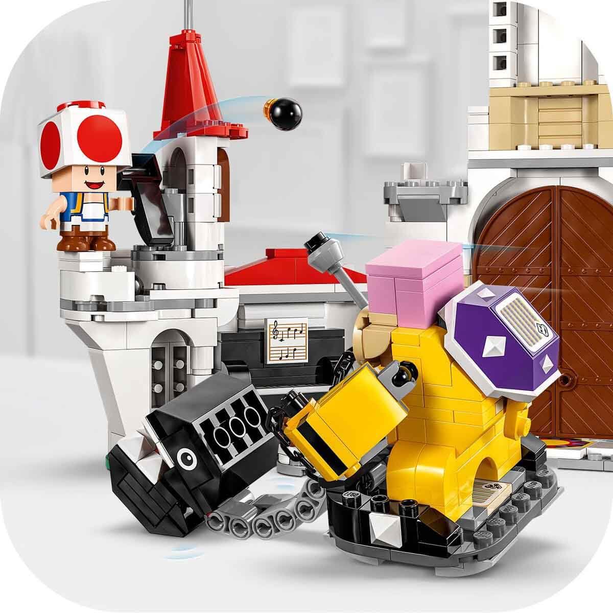 LEGO Super Mario Showdown with Roy at the Mushroom Palace, adventure playset with Nintendo characters, gift for girls, boys and gamers aged 7 and over 71435