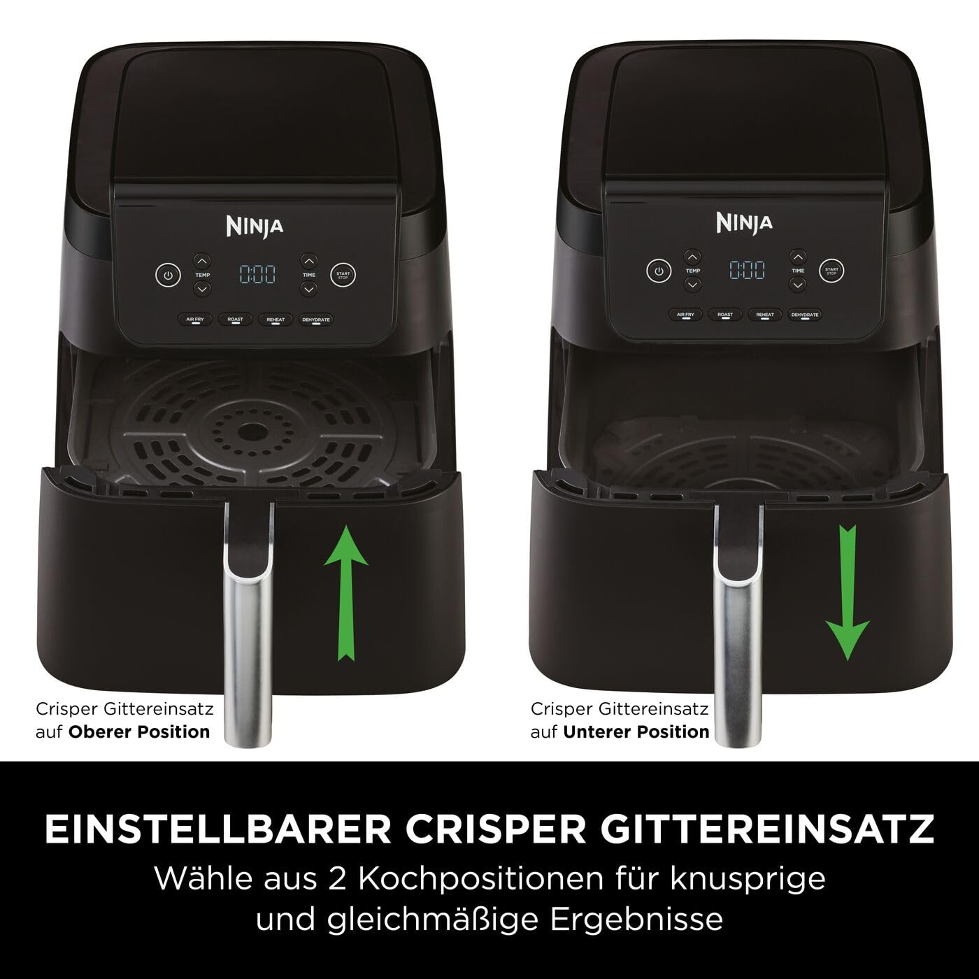 Ninja Air Fryer 6.2L Oil Free Large Square Drawer - AF170EU