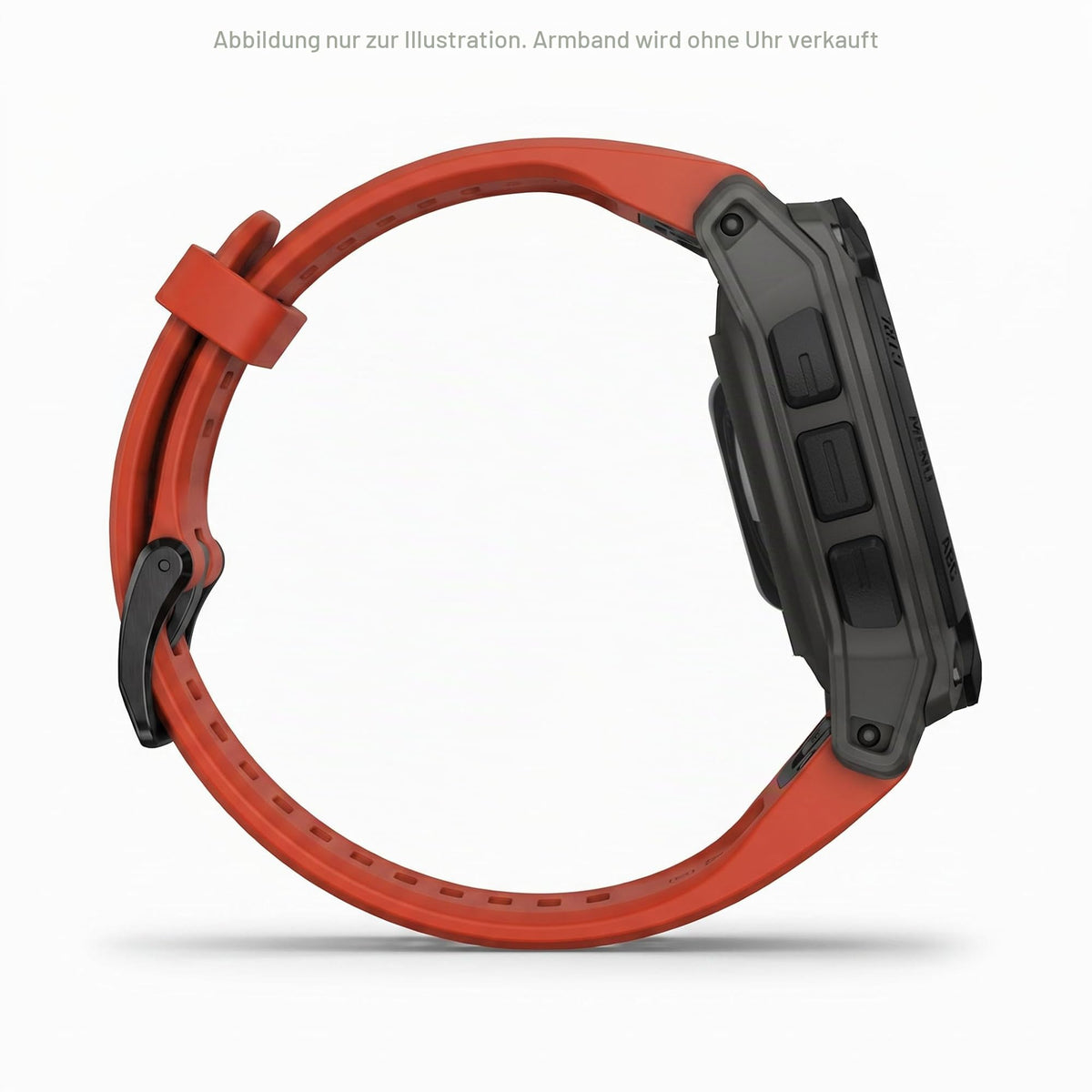 Garmin Quickfit Band 20 mm, Silicone, Flame Red - 010-13102-02