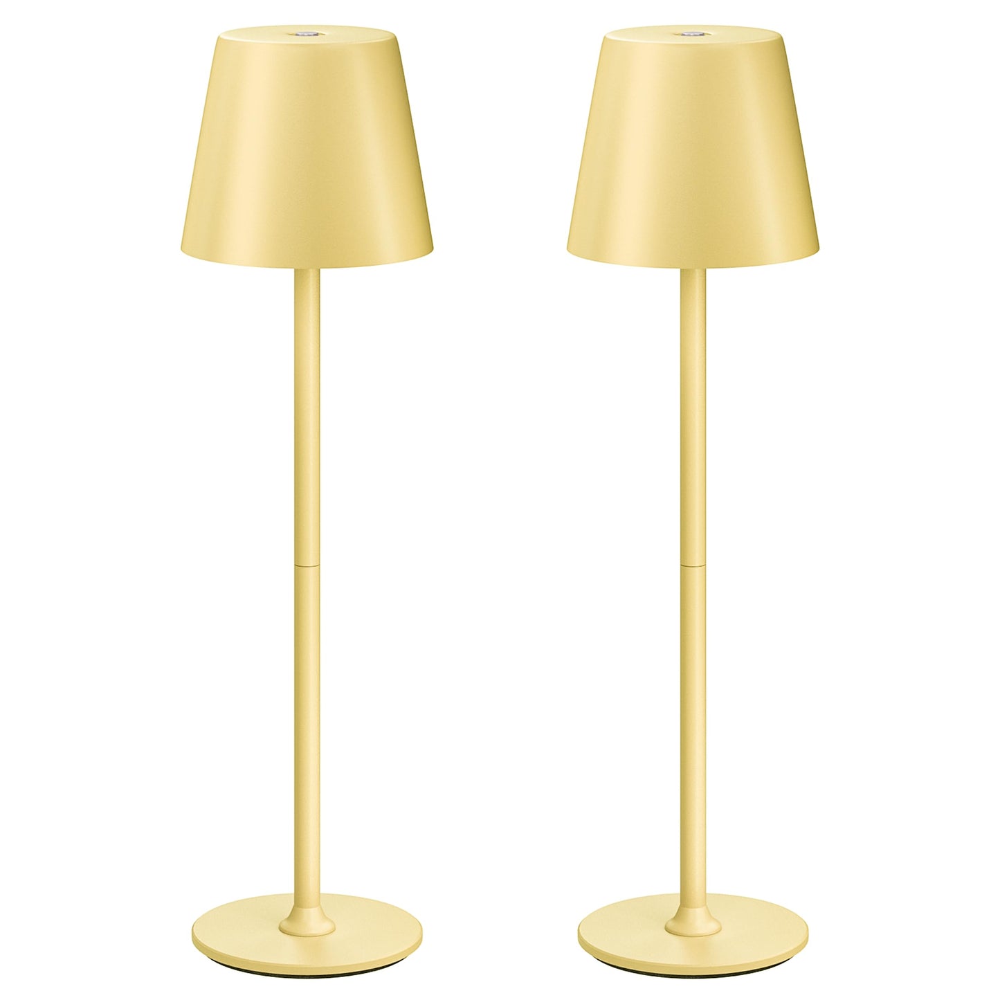 UPXNBOR LED table lamp wireless set of 2, metal table lamp outdoor and indoor - UP-WSA