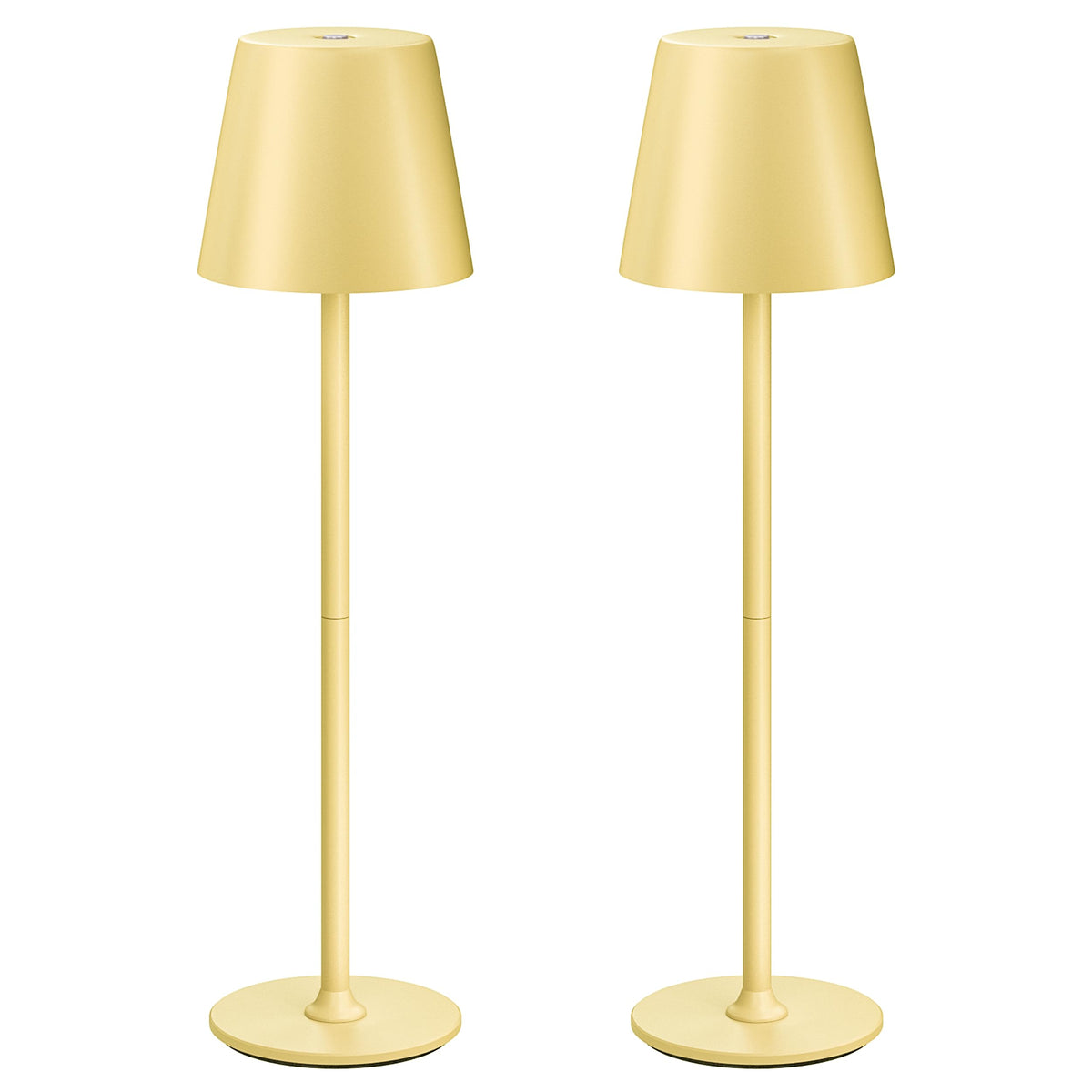 UPXNBOR LED table lamp wireless set of 2, metal table lamp outdoor and indoor - UP-WSA