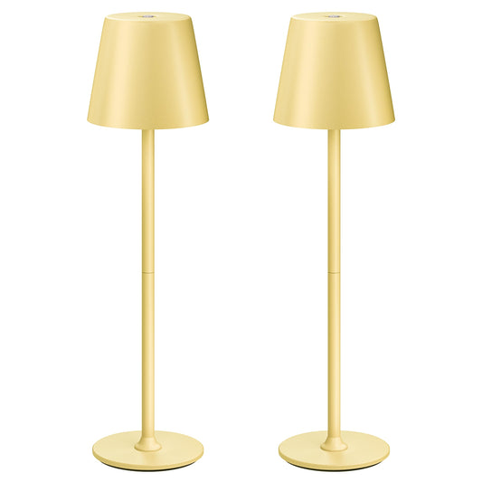 UPXNBOR LED table lamp wireless set of 2, metal table lamp outdoor and indoor - UP-WSA