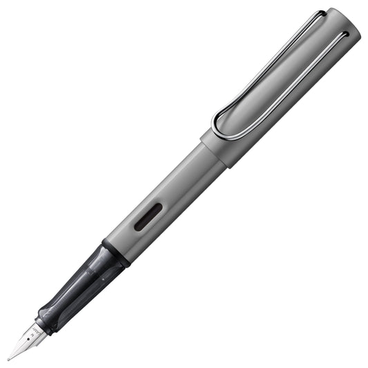 Lamy AL-star graphite fountain pen with polished steel nib in line width EF - L26EF