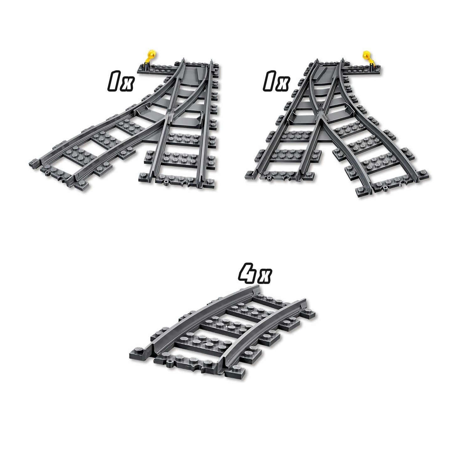 LEGO 60238 City Switches, 6 elements, expansion set for children, toy set
