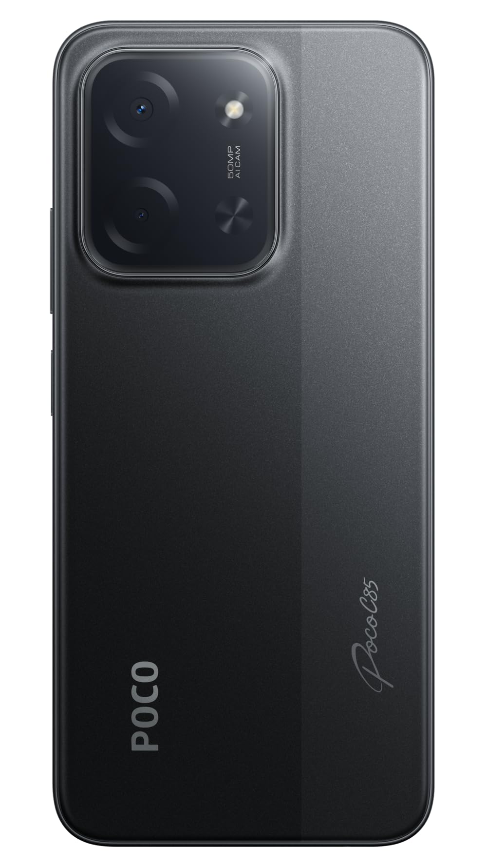 XIAOMI Poco C85, smartphone 6+128GB, mobile phone with Android, 6.9" 120Hz display 7.99mm design, MediaTek Helio G81-Ultra Octa-Core, 50MP AI dual camera, 6000mAh, black