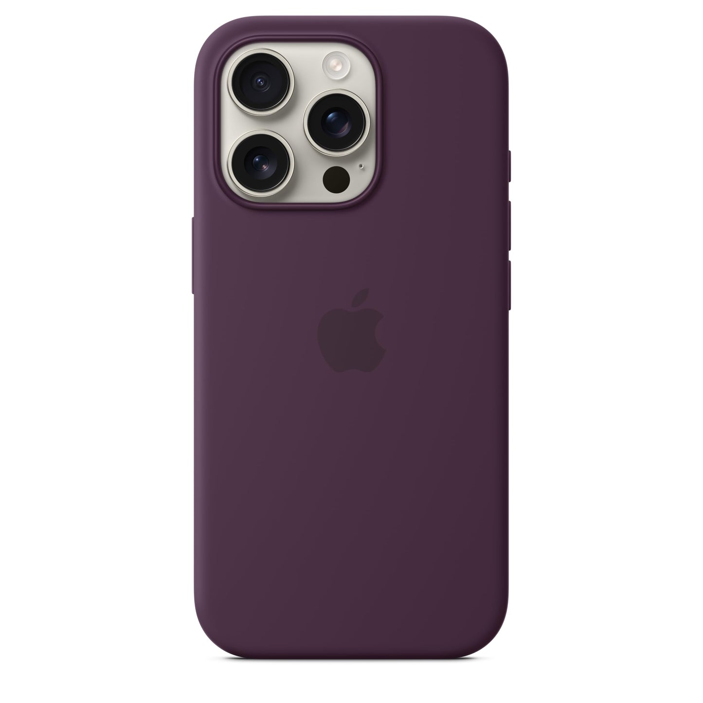 Apple iPhone 16 Pro Silicone Case with MagSafe - Plum  - MYYM3ZM/A
