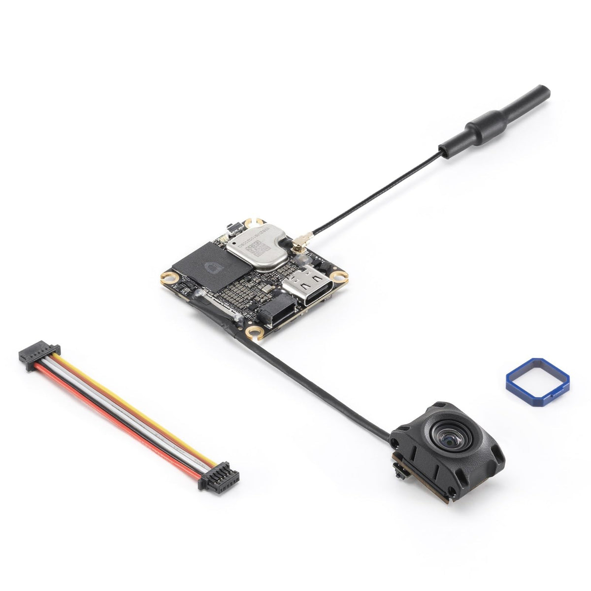 DJI O4 Air Unit pentru drona FPV, sistem de transmisie digitală, latență redusă de 20 ms, rază maximă de acțiune de 10 km, înregistrare video cu 4K/60fps, carcasă ușoară de 8,2 g, senzor CMOS de 1/2 inch. - 6941565997395