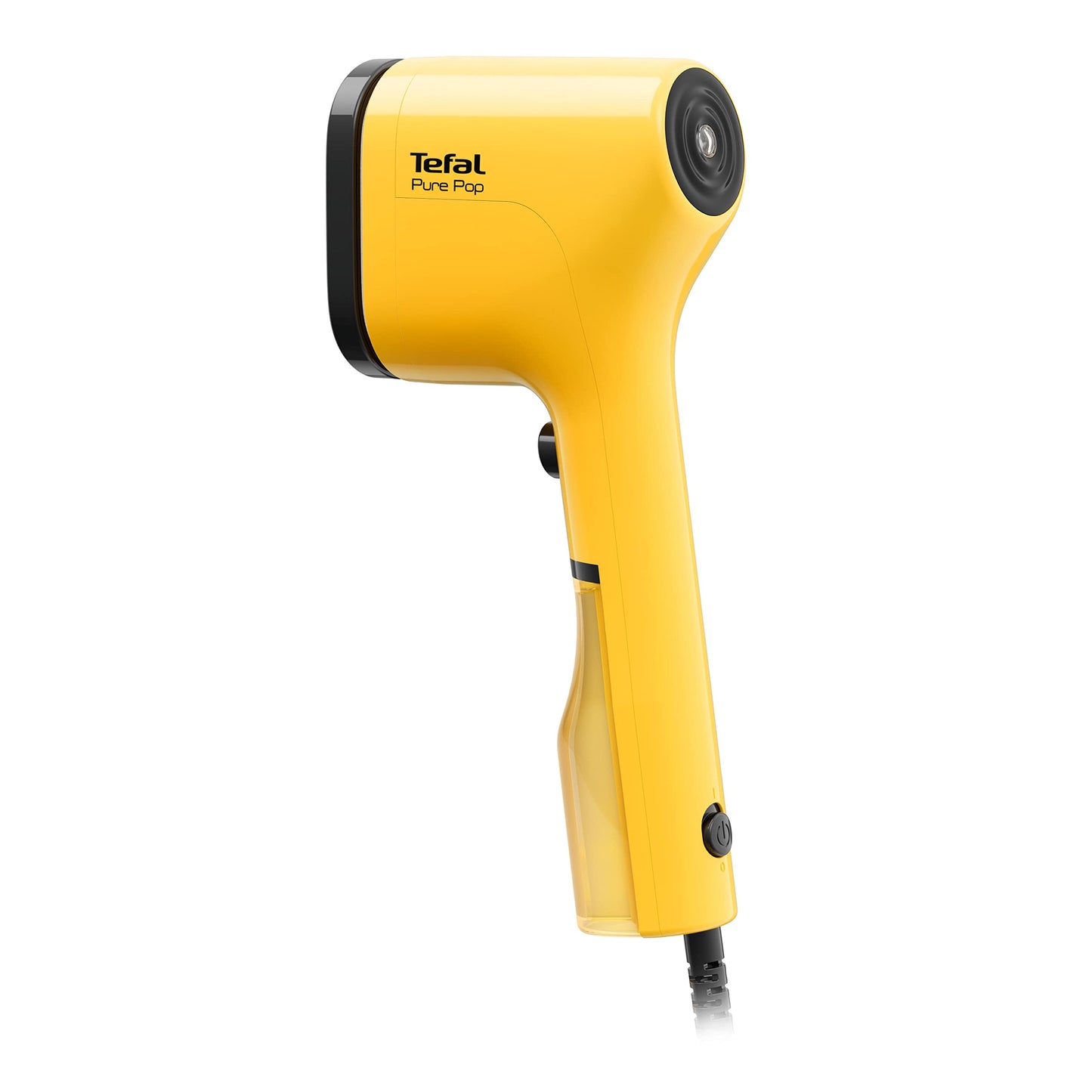 Tefal Pure Pop steam brush, 1300 W, 70 ml water tank, removes up to 99.99% of viruses/bacteria/germs, quick heating, 20 g/min. continuous steam release, steamer, yellow/black, DT2026