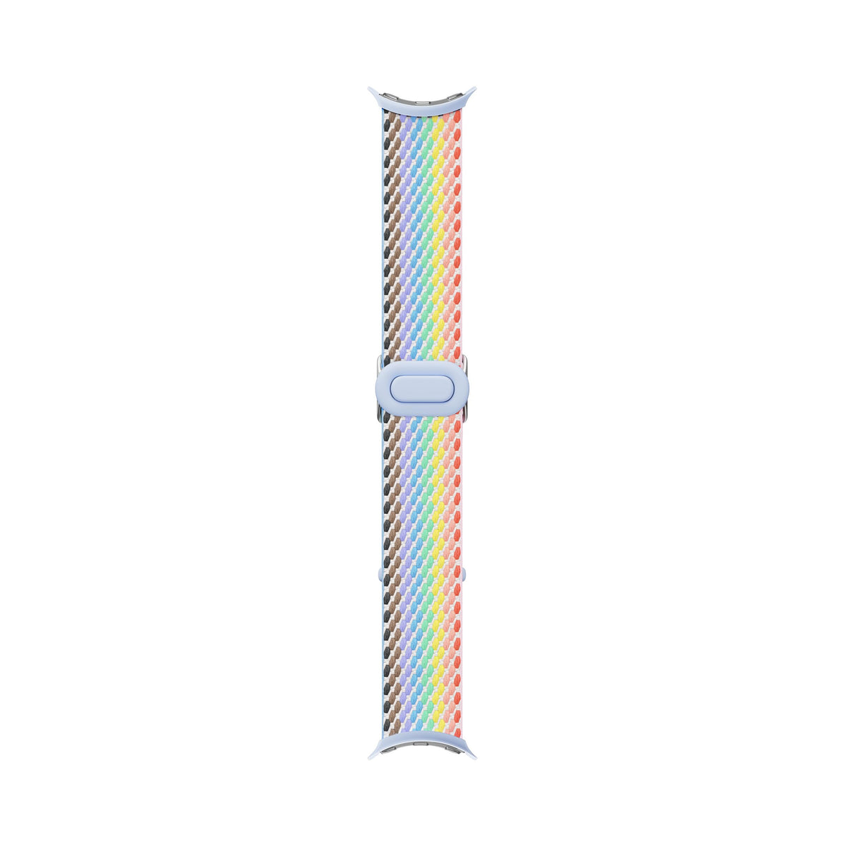 Brățară împletită pentru Google Pixel Watch – Compatibilă cu Pixel Watch și 2, 3 și 4 (41 mm) – Rainbow Pride (Fabricat de Google) - GA09785-WW