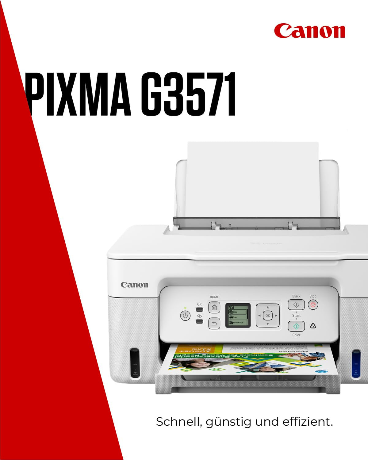Canon PIXMA G3571 imprimantă cu jet de cerneală cu rezervor de cerneală, AirPrint wireless