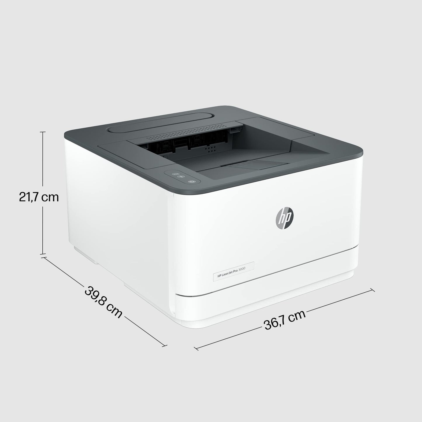HP LaserJet Pro 3002dw Laser Printer, Automatic two-sided printing, Up to 33 A4 pages per minute, Hi-Speed USB, WiFi, Ethernet, Bluetooth, Smart App, Wolf Pro Security - 3G652F