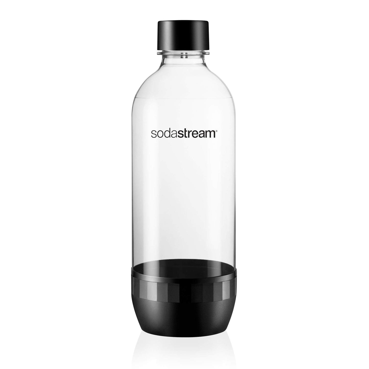 Sodastream 1L Tritan Plastic Bottle - Compatible with TERRA, ENSO, GAIA, ART Sparkling Water Maker, BPA Free Water Bottle, Dishwasher Safe Sparkling Bottle, Color: Black, Pack of 3 - 2260525