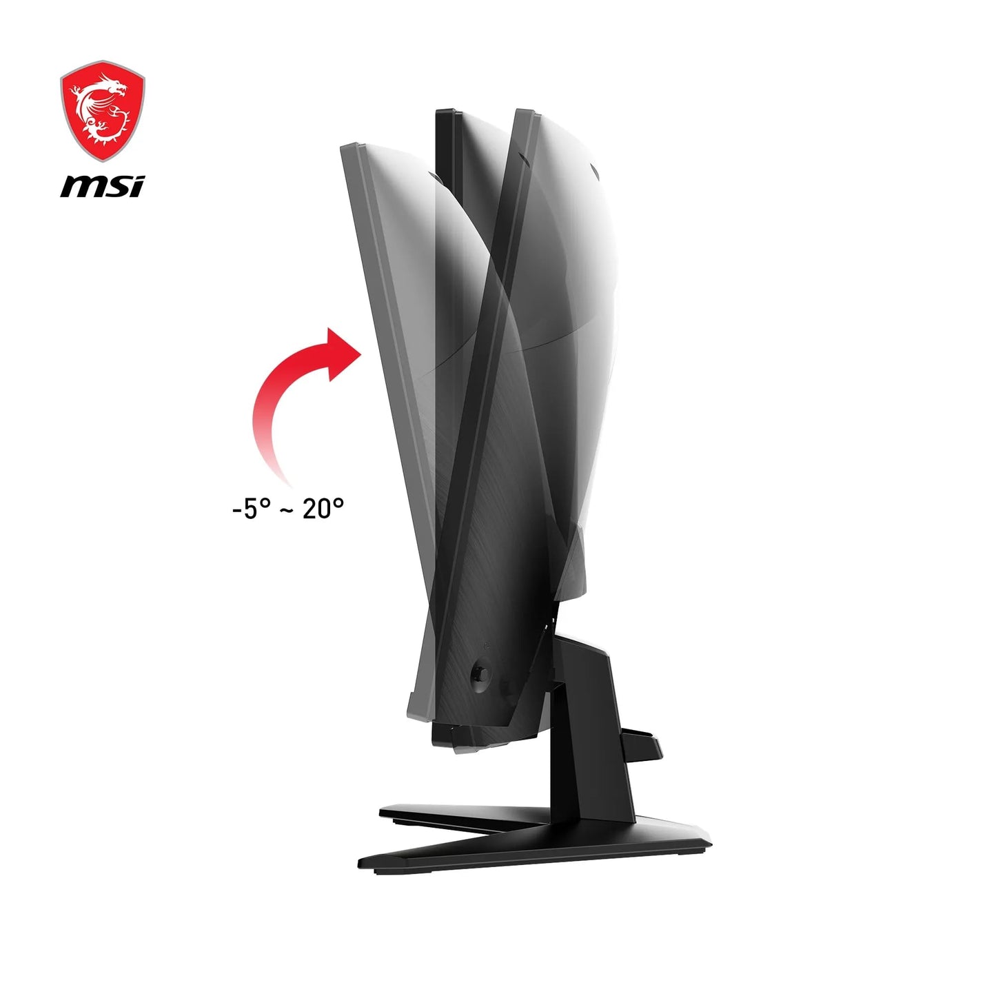 MSI MAG 27C6F 27 inch FHD Curved Gaming Monitor - 1500R 1920 x 1080 Rapid VA Panel, 180 Hz / 1ms (GtG), Adaptive-Sync - DP 1.2a, HDMI™ CEC