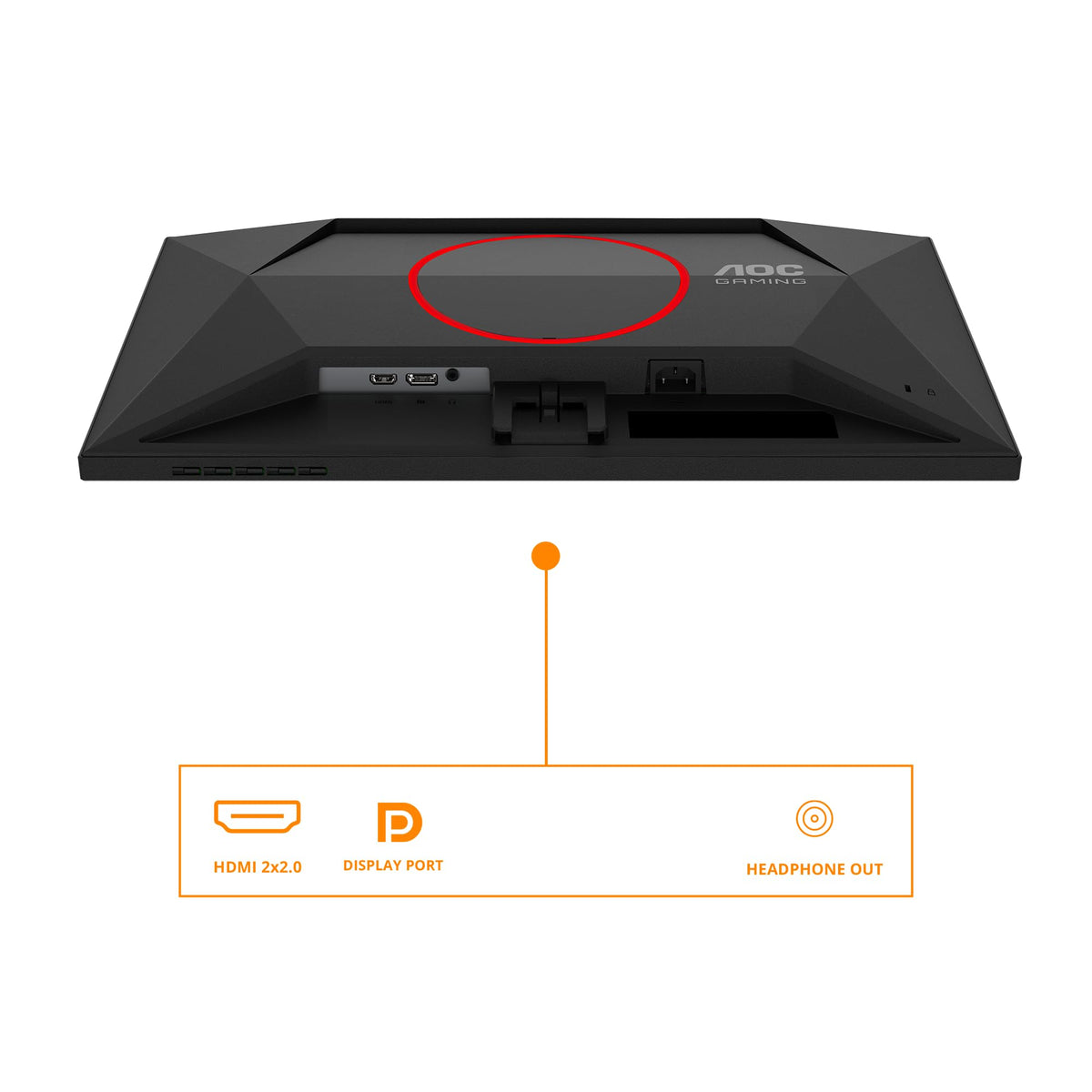 AOC 24G4HRE Monitor de gaming FHD de 24 inch, 200Hz, panou Fast IPS, 1ms GtG, HDR10, compatibil G-Sync, difuzoare, (1920x1080 HDMI 2X 2.0) negru