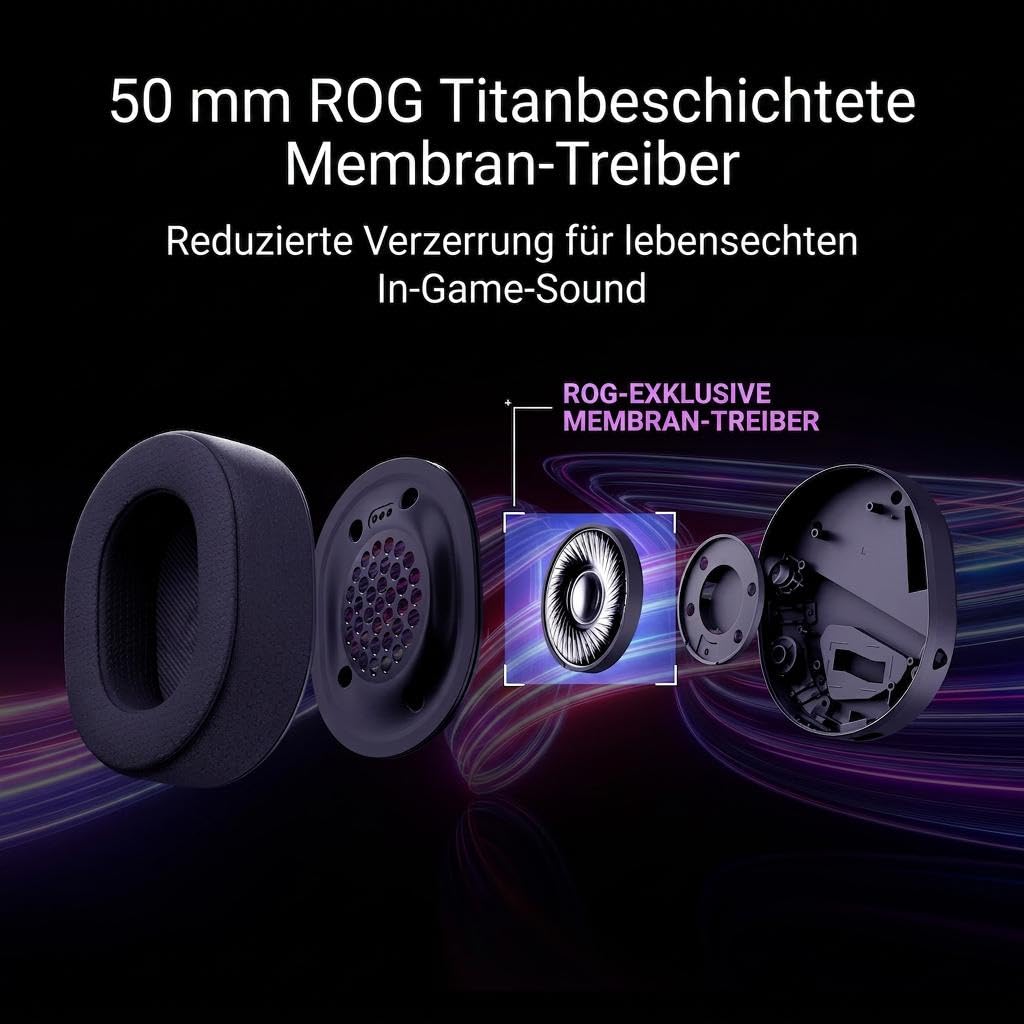 ASUS ROG Pelta wireless RGB Gaming Headset - 90YH0410-BHUA00