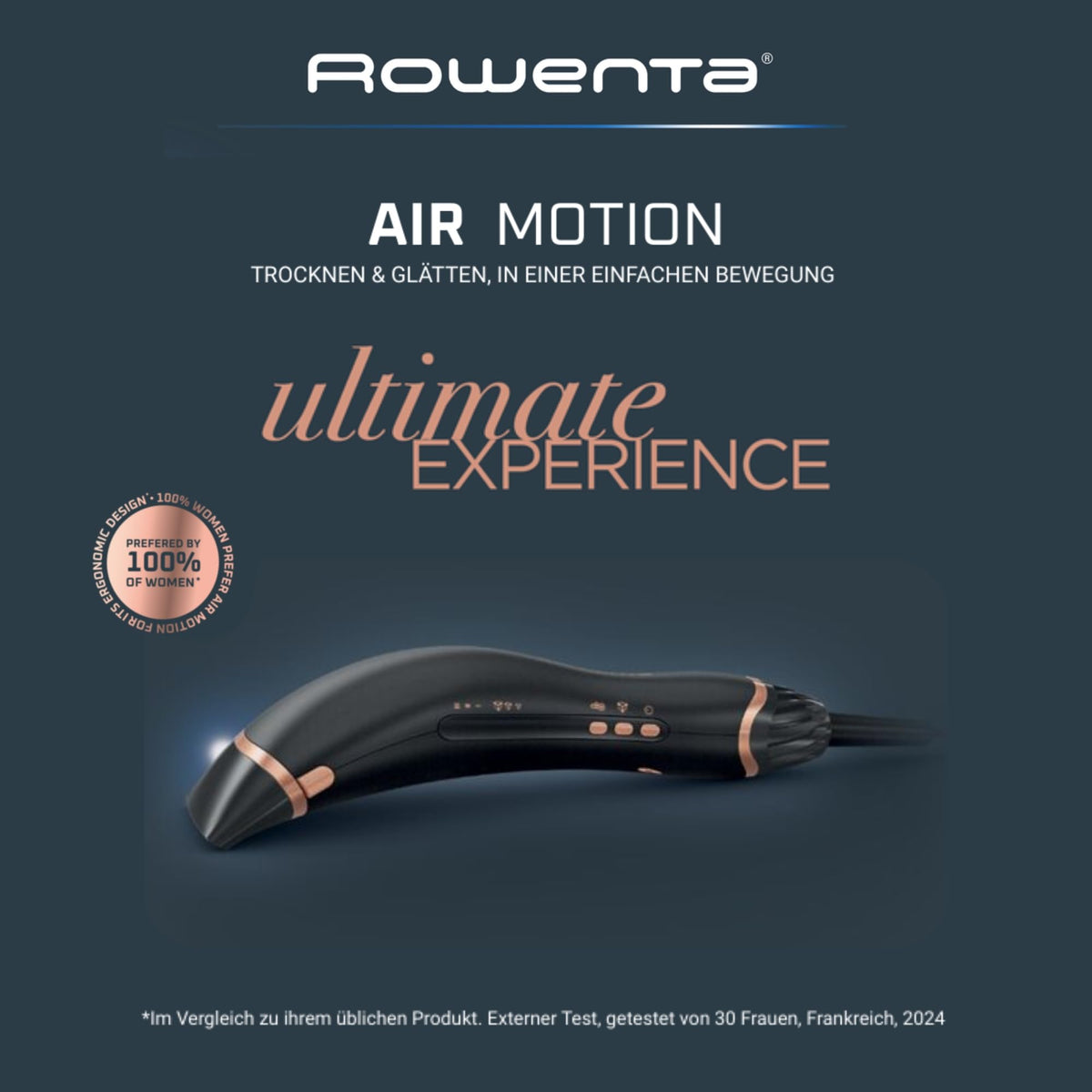 Rowenta Ultimate Experience Air Motion Hair Dryer, lightweight design CF8C20 - CF8C20E0