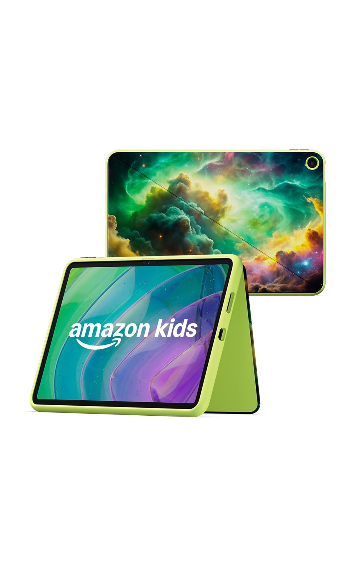 Amazon Kids Tablet 11 (latest generation), for ages 6 and up, 11-inch display with 2.5K resolution, all-day battery life, 1 year of Kids+ with videos, apps, games & books, including a slim case (Star Swirl). - TR24E7