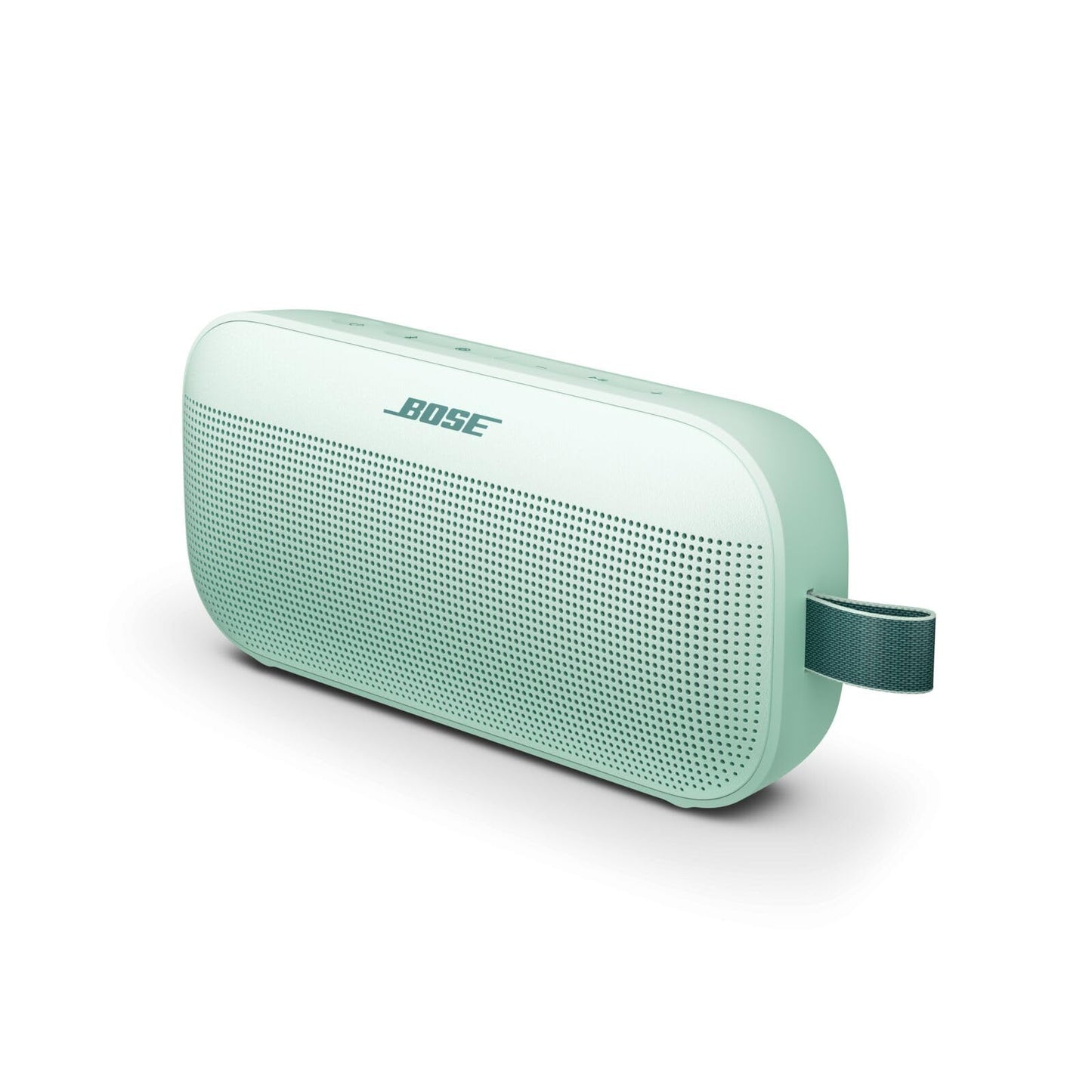 Bose SoundLink Flex Portable Bluetooth Speaker (2nd Gen.), Portable Outdoor Speaker, Waterproof/Dustproof, Lifelike Sound, Up to 12h Battery Life, Dewdrop Mint - Limited Edition - 887612-0170