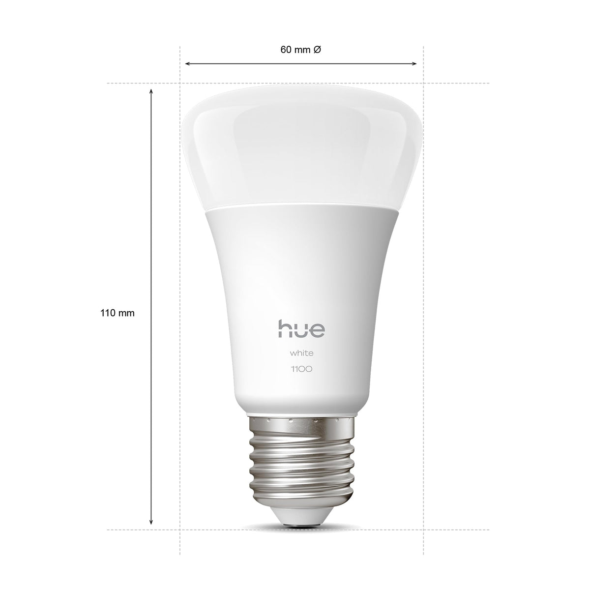 Lampa LED inteligentă Philips Hue A60, E27, set de 2 - 929003856102