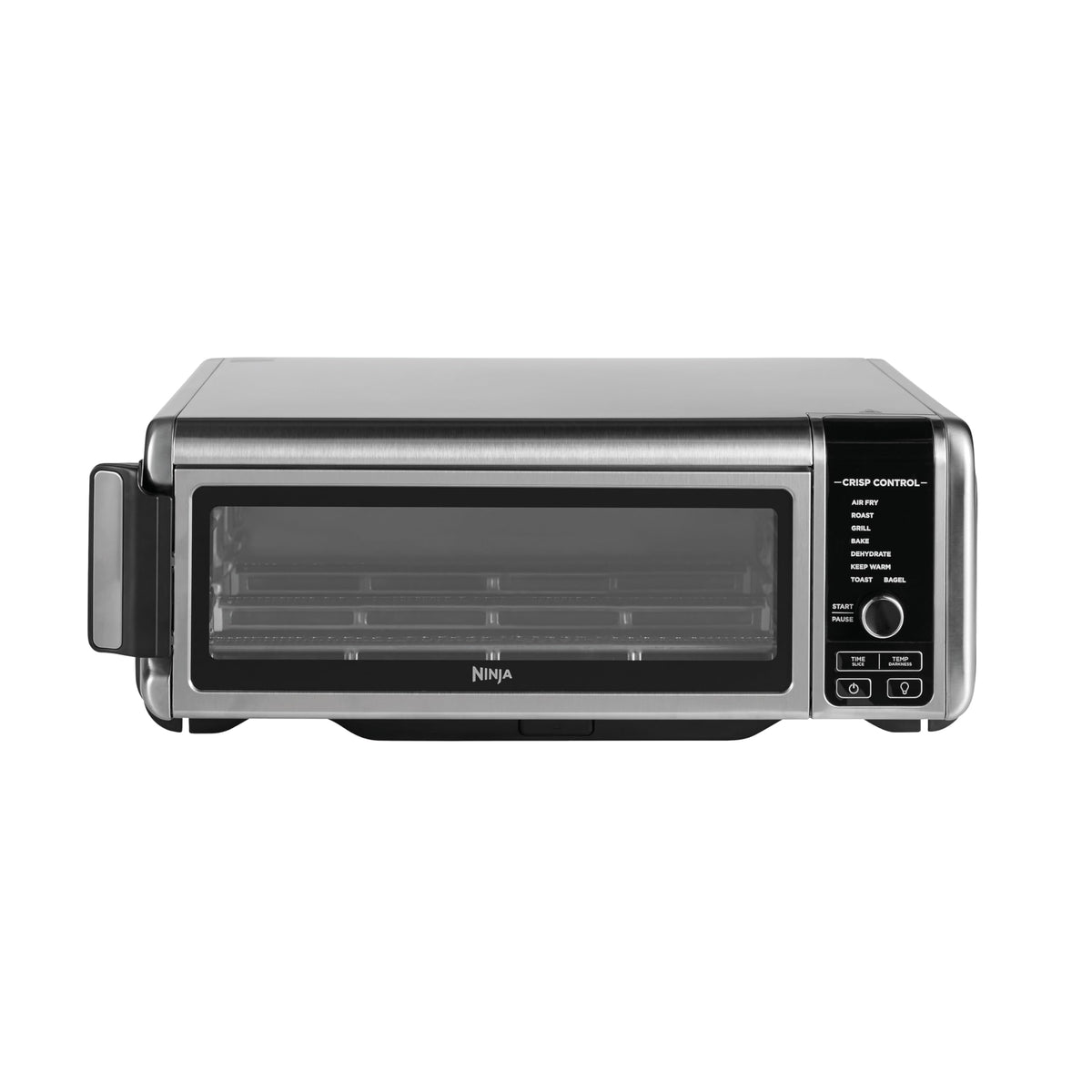 Ninja Foodi 8-in-1 Cuptor Multifuncțional, cuptor mini portabil pentru blaturi, cuptor multifuncțional cu 8 funcții de gătit; Air Fry, prăjire, grătar, coacere și multe altele. Argintiu/Negru SP101EU