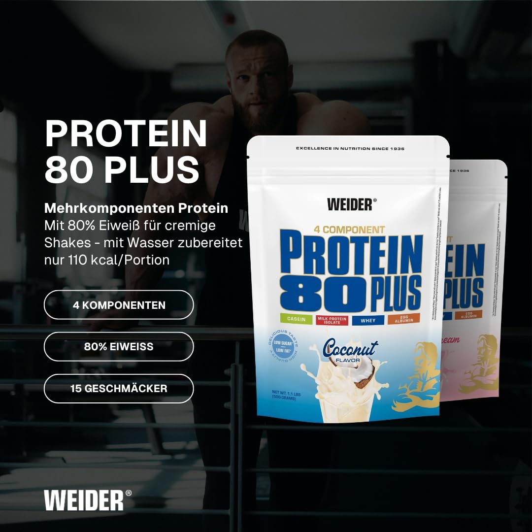 Weider Protein 80 Plus, 500g, Coconut - WN-30195