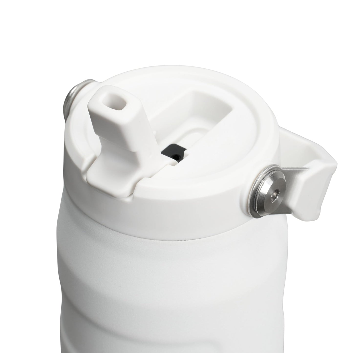 Stanley 1913 Flip Straw drinking bottle with straw 0.7L - thermal mug cools for 10 hours - 3 days ice-cold - BPA-free - leak-proof - for cup holders - dishwasher safe - frost - 10-11283-144